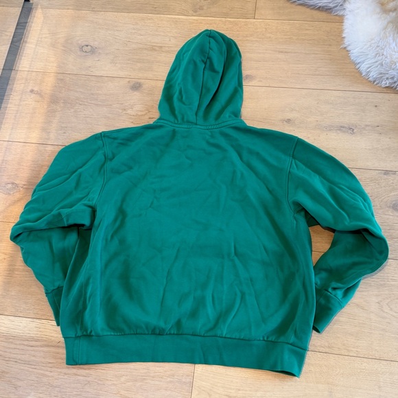 NBA Men's Green Crewneck Hoodie with White Logo - Picture 5 of 5